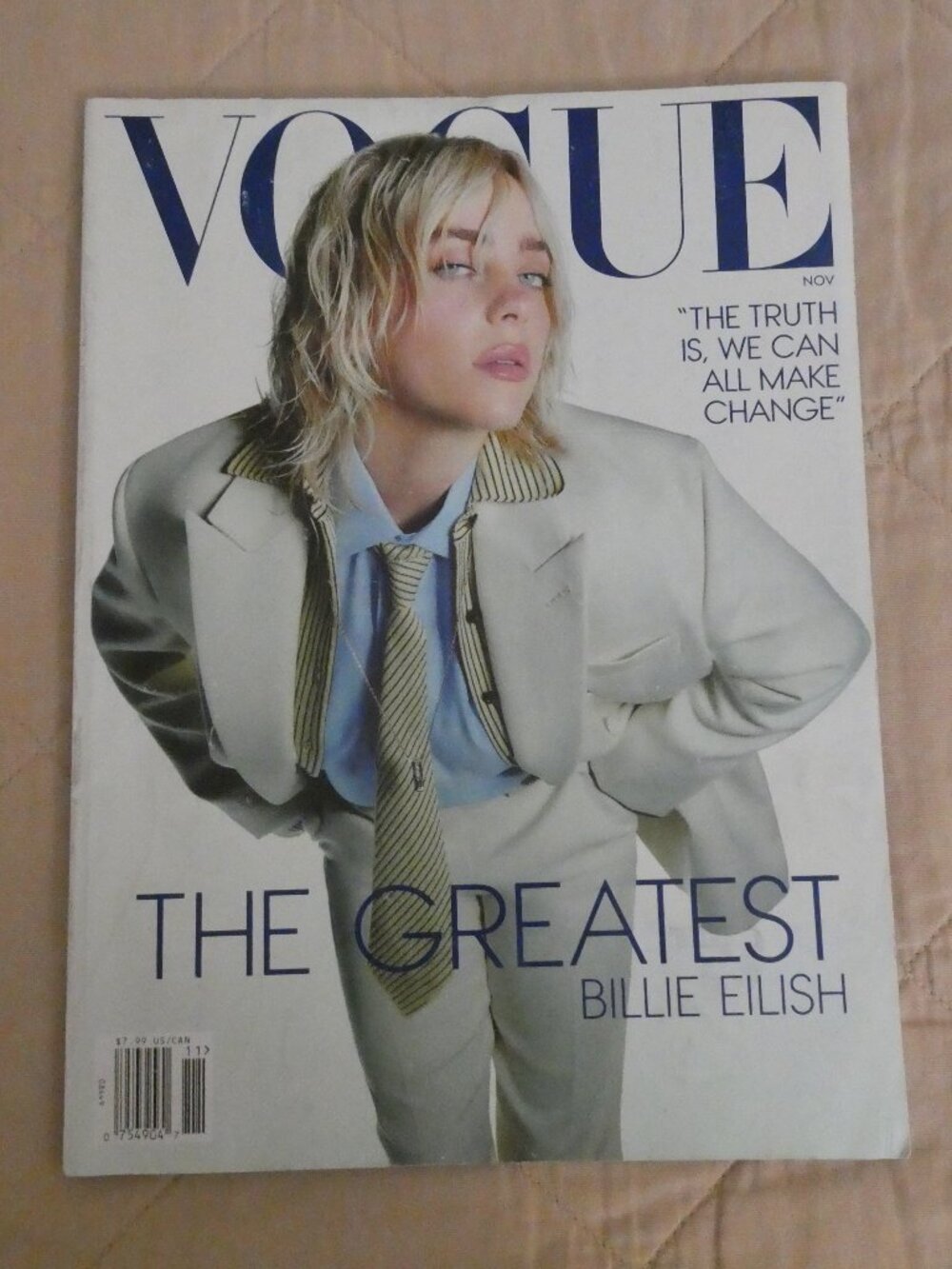 Billie Eilish Vogue Magazine November 2024